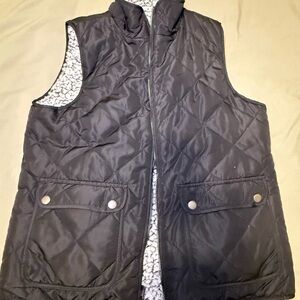 Women’s Black Quilted Vest